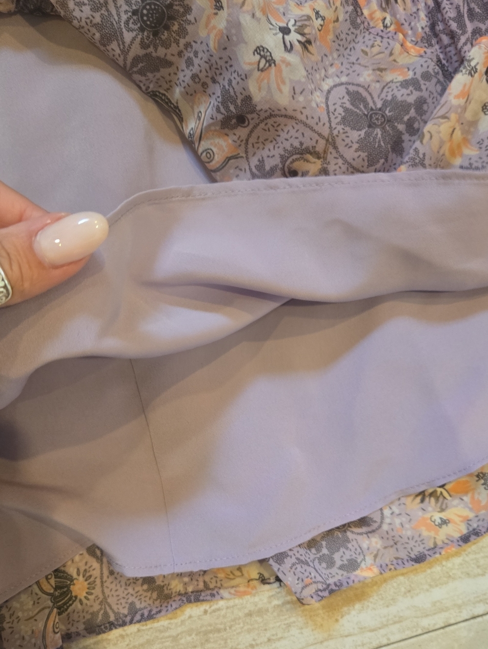 Victoria's Secret Multi-Color Floral Print Pleated Skirt - Picture 5 of 7
